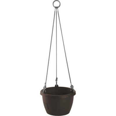 Plastkon Marina Samozavlažovací květináč závěsný 18,5 x 30 cm plast hnědý 41114411