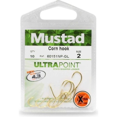 Mustad Куки Mustad Corn Hooks Spade - 10 бр в опаковка (60151NP-GLx)