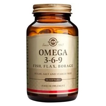 Solgar Хранителна добавка Омега 3-6-9 , Solgar Omega-3-6-9 softgels 60s