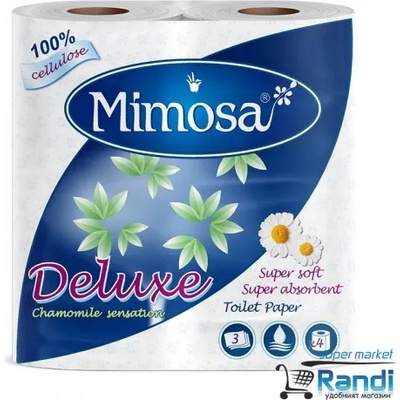 Mimosa Тоалетна хартия Mimosa лайка 4бр