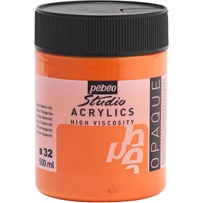 Pébéo Studio Fine АКРИЛНА боя Cadmium Orange Hue 500 ml 1 бр (171032)