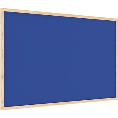 ALLboads Textilní (plstěná) tabule 100 × 40 cm, černá, v lakovaném dřevěném rámu, TFBLACK104BK