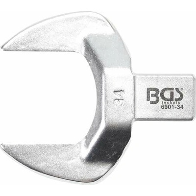 BGS Technic Nástrčný plochý otevřený klíč 34 mm s upnutím 14x18 mm BGS 6901-34