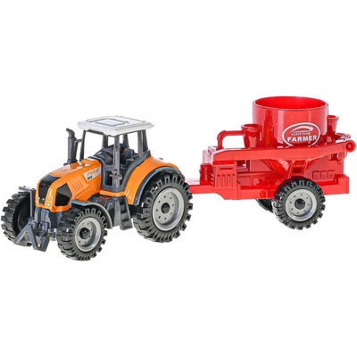 Mikro trading Traktor s přívěsem na zpětný chod 19 cm A 8332