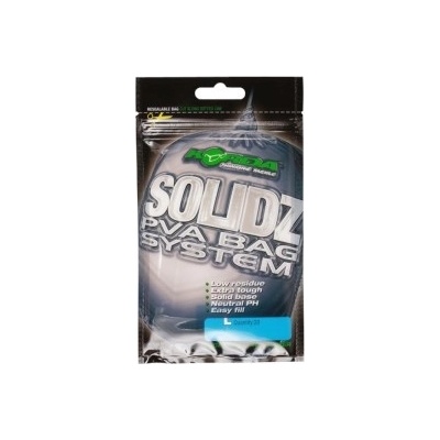KORDA PVA vrecká Solidz Large 20ks 85 x 110 mm