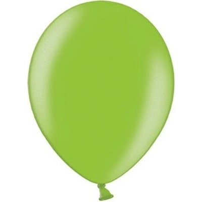PartyDeco Balónek zelený metalický 27 cm