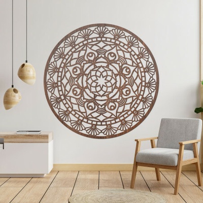 Vyřezávaná moderní mandala květ života | ZIBEZI 4374 HDF0176