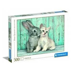 Clementoni Cat and Bunny puzzle 500pcs