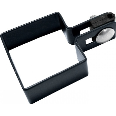 PILECKÝ Objímka plotového panelu PILOFOR pro sloupek PILOFOR poplastovaná koncová 60 x 60 mm černá