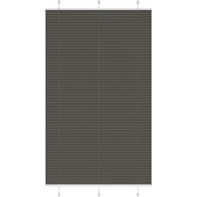 VidaXL Roleta plisé černá 120x200 cm