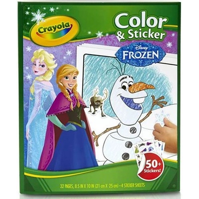 Crayola Ледена магия: книжка за оцветяване и стикери (cray04-5864)