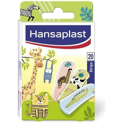 Beiersdorf Hansaplast ZVIERATKÁ náplasť detská, stripy 20 ks