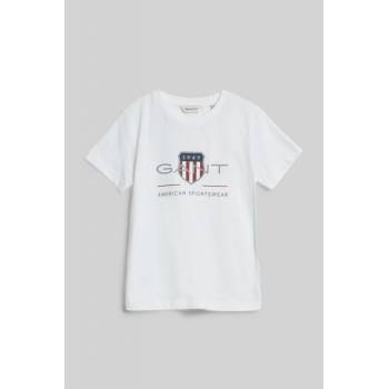 Gant Archive Shield Ss T-shirt biela