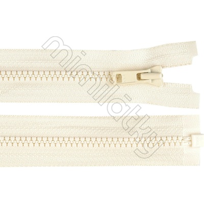 Zip kostěný dělitelný VISLON® No 3 krémová 50 cm YKK