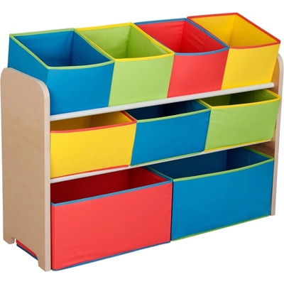 Ginger Home Органайзер-етажерка за играчки и книжки Ginger Home - Colors, 3 Нива (JWTR-3090)