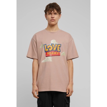 Mister Tee Тениска Love Story Heavy Oversize Tee duskrose XXLUB-MT3011-02913 - Тъмносив, размер XXL