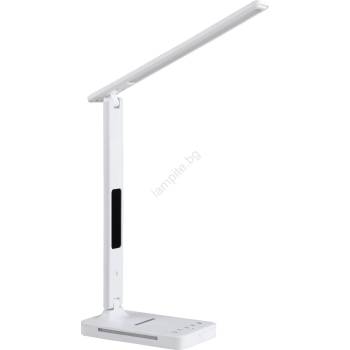 Kobi Led Димируема лампа с безжично зареждане qi, дисплей и usb порт led/7w/230v 3000-6000k (kb0461)