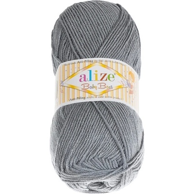Bellatex Příze BABY BEST 100g / 240 m Šedá