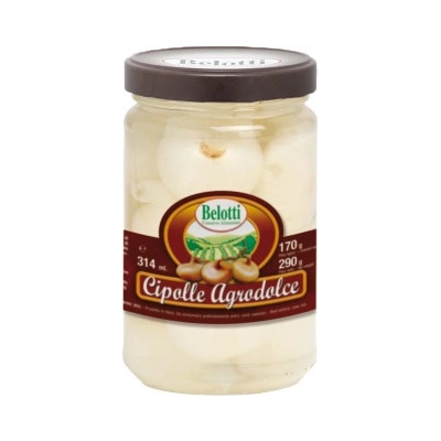 Belotti Cibule ve sladkokyselém nálevu Cipolle Agrodolce 314 ml