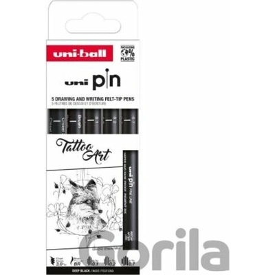 UNI PIN Drawing - sada linerů Tattoo Art (5 ks) - OFFICE LINE