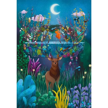 D-Toys - Puzzle Fantasy Deer - 1 000 piese