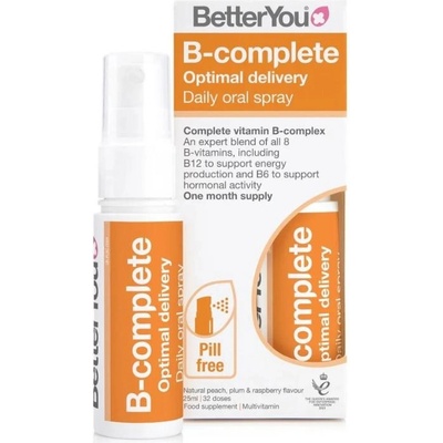 BetterYou B-complete Vitamin B Complex ve spreji 25 ml