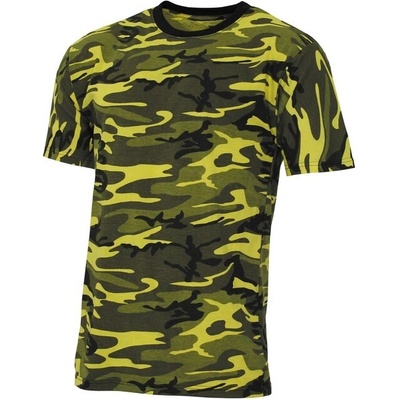 MFH americké tričko Streetstyle s krátkym rukávom yellow-camo