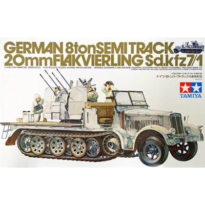 Tamiya German 8ton Semitrack 20mm Flakvierling Sd.Kfz. 7/1 1:35