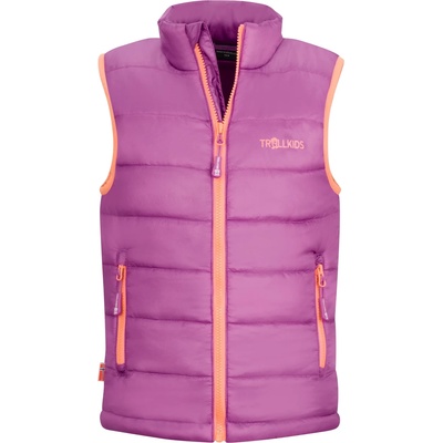 TROLLKIDS Детски синтетичен елек Trollkids Kids Trondheim Vest Synthetic vest - Mallow Pink / Papaya - размер 164 (EU) (703-2400-2219)
