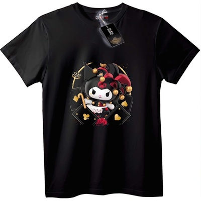NOONEBRAND Тениска Kuromi Жокер - S, Black