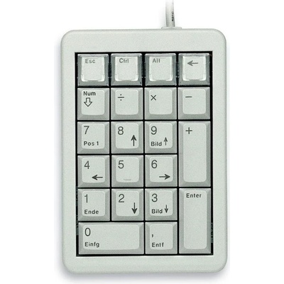 CHERRY Цифрова клавиатура CHERRY G84-4700 Keypad, USB, сива (CHERRY-KEY-G84-4700LUCUS0)