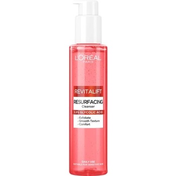 L'Oréal Revitalift Resurfacing Cleanser ексфолиращ почистващ гел с гликолова киселина 150 ml за жени