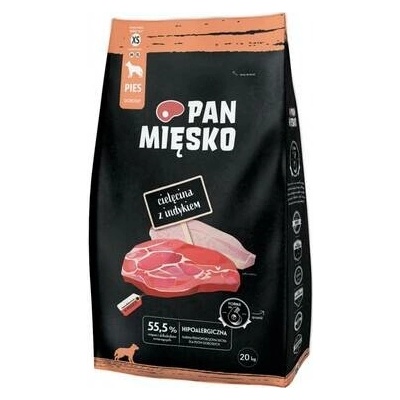 Pan Mięsko Telecí maso s krůtou XS 20 kg