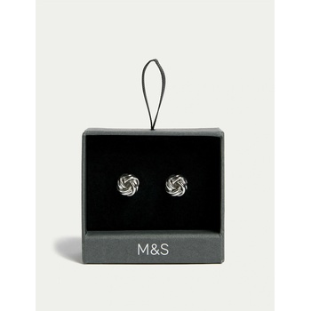 Marks & Spencer Ръкавели с възлообразна форма Marks & Spencer сребриста Marks & Spencer | Srebaren | МЪЖЕ | ЕДИН РАЗМЕР