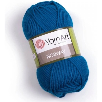 YarnArt příze Norway 843- tmavě tyrkysová