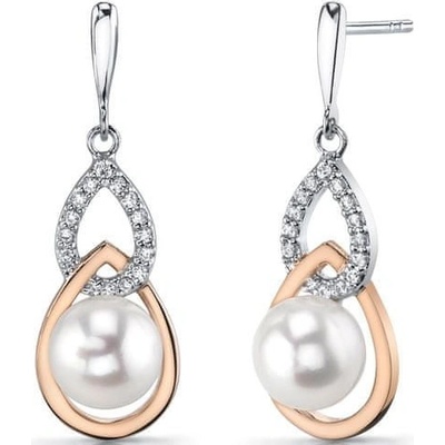 Eppi perlové náušnice zo striebra Zizu E32787