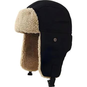 HARAHU Зимна ушанка no-37125 - Черна kp37125 (no-37125)