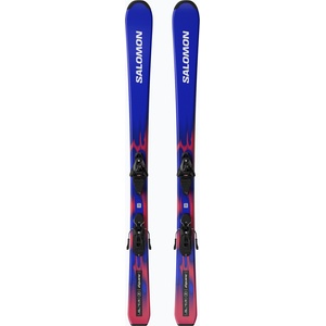 Salomon Детски ски за спускане със ски автомати Salomon Equipe Jr M + L6 GW race blue/equipe red