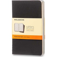 Moleskine Sešit S linka 3 ks Černý