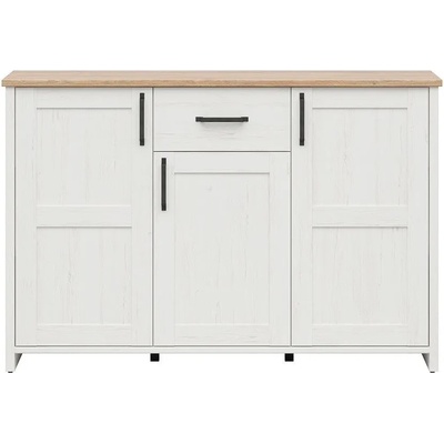 Black Red White Скрин с три врати и чекмедже loksa kom3d1s