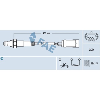 Lambda sonda FAE 77222