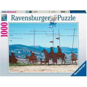 Ravensburger Пъзел Ravensburger от 1000 части - Ездачи (17184)