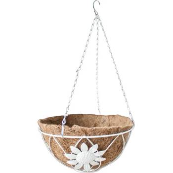 Chef`n Кокосова саксия висяща Ø25.5xh12cm БЯЛА (CGF161023-10) (0197105)