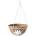 Chef`n Кокосова саксия висяща Ø25.5xh12cm БЯЛА (CGF161023-10) (0197105)