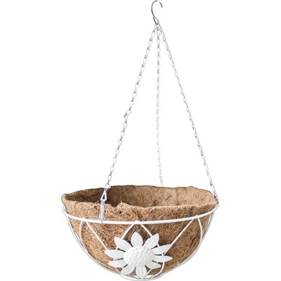 Chef`n Кокосова саксия висяща Ø25.5xh12cm БЯЛА (CGF161023-10) (0197105)