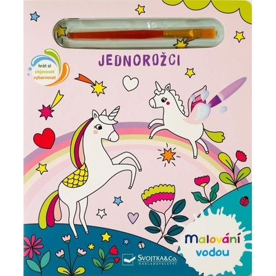 Malování vodou Jednorožci