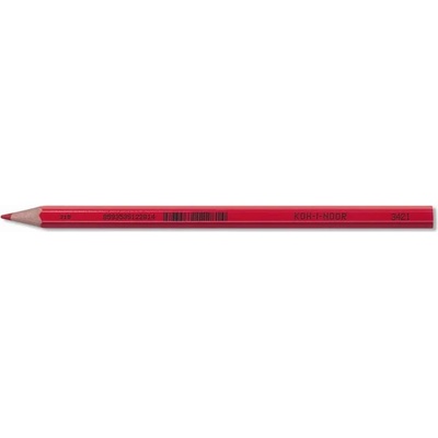 KOH-I-NOOR Цветен молив, шестоъгълен, дебел, koh-i-noor "3421", червен 342100g003ks (342100g003ks)