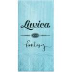Luxica® Fantasy - салфетки Caribbean sea с дискретен релеф и фин бордюр 2 слоя | 40 броя Сгъвка 1/8 (92092020)