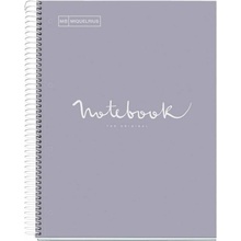 Miquelrius Emoticons A4 poznámkový blok 90 g šedý