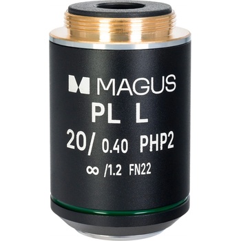 MAGUS Обектив MAGUS 20HP 20х/0, 40 Plan L phase PHP2 ∞/1, 2 WD 8, 0 mm (83438)